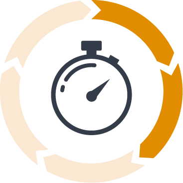 La rapidité du process fait référence à la durée du process et au nombre d'étapes du process de peinture. Les systèmes classés avec moins de flèches offrent un process plus long avec plus d'étapes. Les systèmes classés avec plus de flèches offrent un process plus rapide avec moins d'étapes.